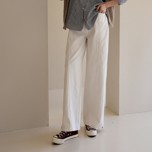 Snap 2Way Incision Wide Pants