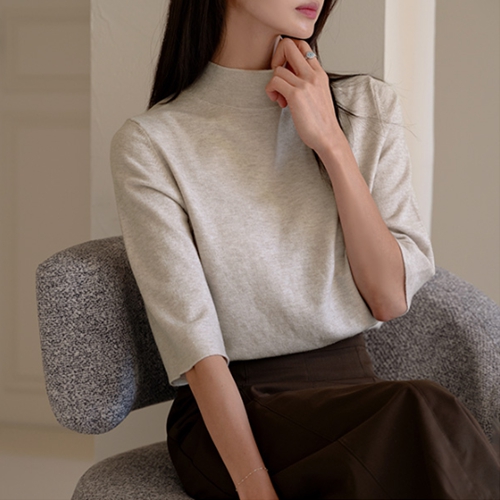 Hit half-neck Knitwear