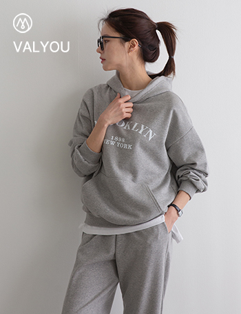 [valyou] Brooklyn Printed Hood Set Korea