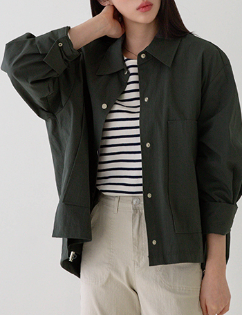 Big pocket shirt jacket Korea