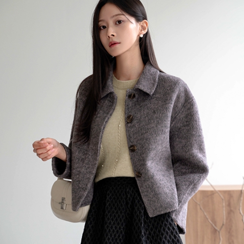 [valyou] 하이디 핸드메이드 Wool Harp Coat