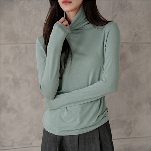 Hardy Tencel Turtleneck T-shirt