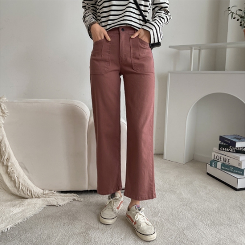 Pocket Span Wide Pants