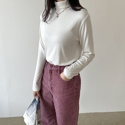 [valyou] New Soft Napping Turtleneck T-Shirt