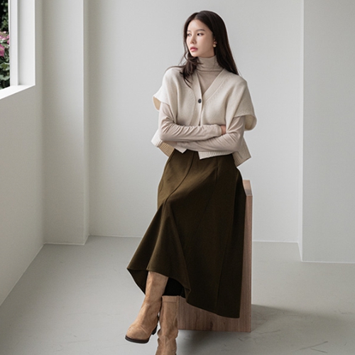 [valyou] 벨라 Wool Flare Skirt