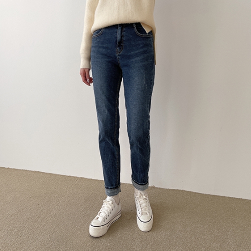 [Special Sale] Rio baggy fit fleece lined Denim Pants