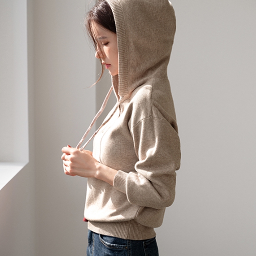 [Special Sale] Neo Button Hood Knitwear