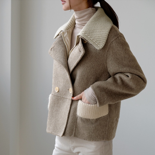 Merino wool handmade jacket