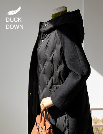 Harp Wool Duck Down Long Padding Korea