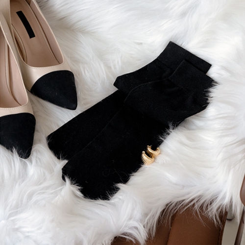 Stretchy fleece lined Stockings Socks