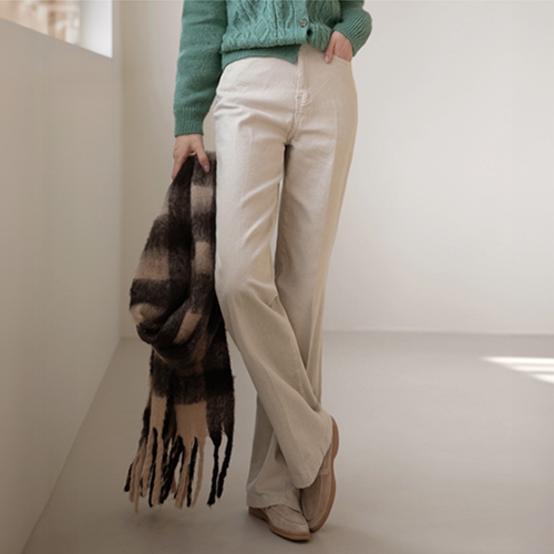 Lopoe fleece lined wide cotton Pants