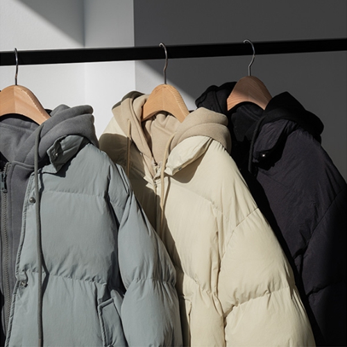 Hood layered Padding