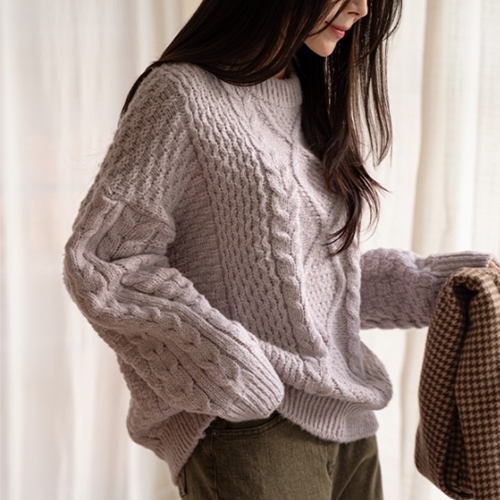 Thick Fisher Twisted Knitwear