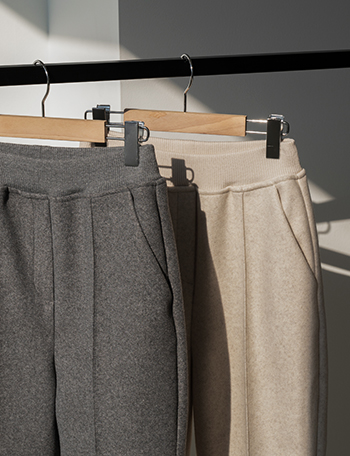 Wool Wool pintuck shibori Pants Korea