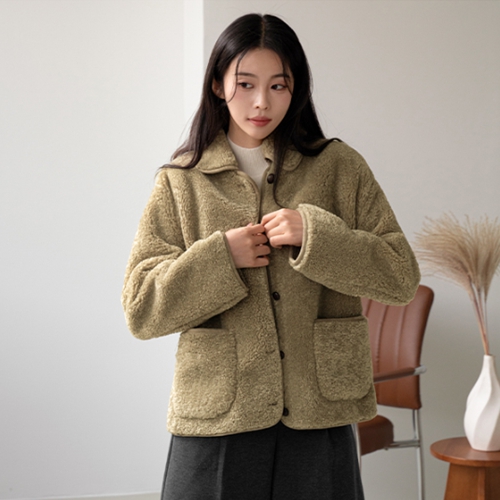 Fuzzy Wool Jacket