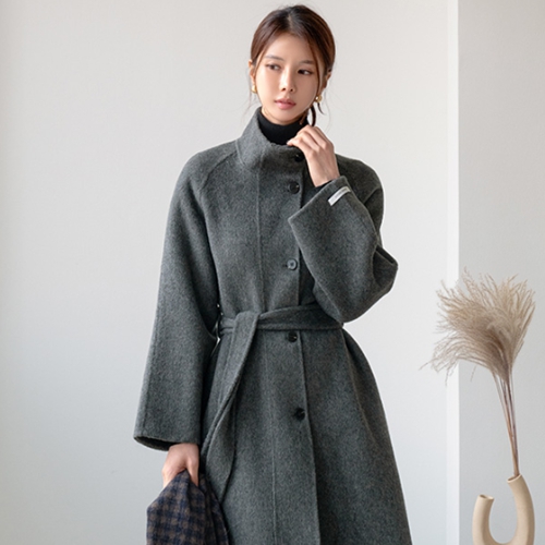 [valyou] 웨이 Wool 핸드메이드 Long Coat