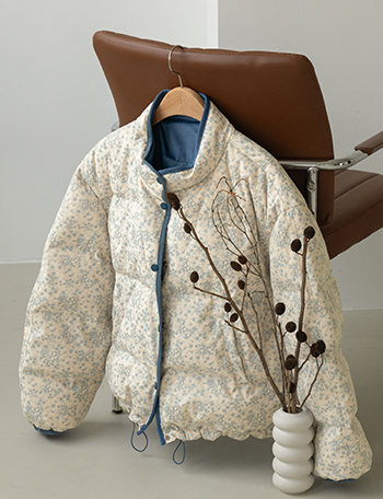 Snow Duck-down color matching Padding Korea