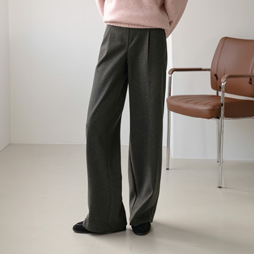 Perfect Pants 82ver (fleece lined one-pintuck wide)