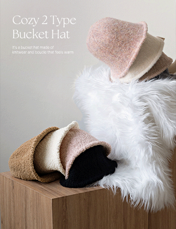 Cozy 2-type Bucket hat Korea