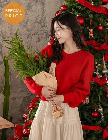 [Special Sale] Milky Wool V-neck Knitwear Korea