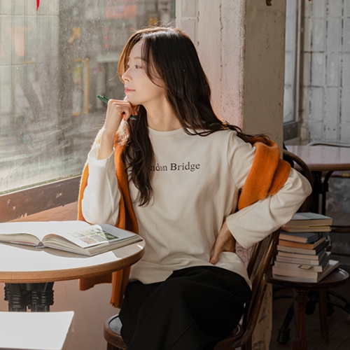 London Fleece Lined Round T-shirt