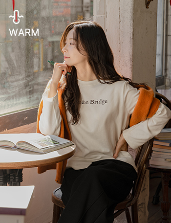 Lindon Fleece Lined Round T-shirt Korea