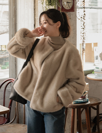 Evelyn Soft Fur Jacket Korea