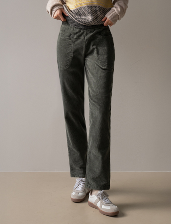 Scone fleece lined Corduroy Pants Korea