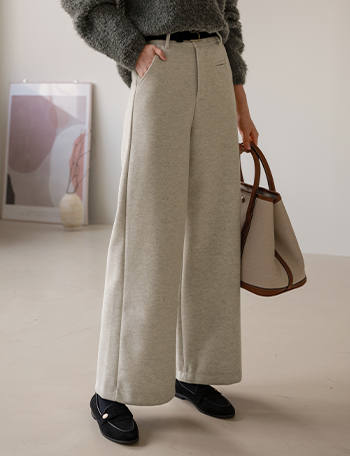 Day Wool Wool Wide Pants Korea
