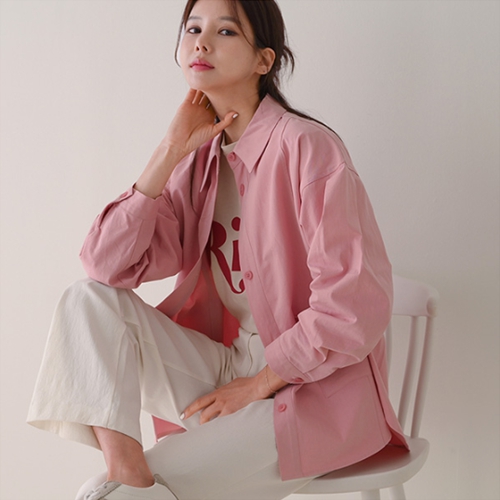 Sleeve Volume Washing Shirt Jacket