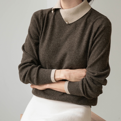 Lauren Collar pearl Knitwear
