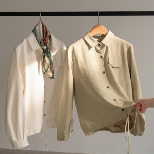 [Special Sale] Classic dstring Suede Shirt