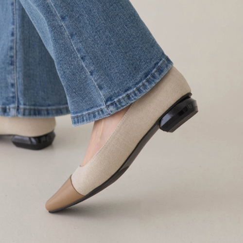 Coco color Combination Flat Shoes