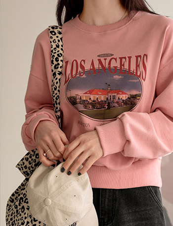 Ross printing sweatshirt Korea