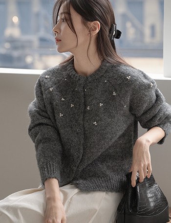 Twinkle Pearl Cardigan Korea