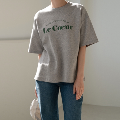 Coeur Printed Short-sleeve T-shirt