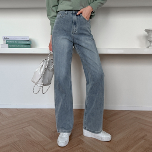 Day Wide Spandex Denim Pants
