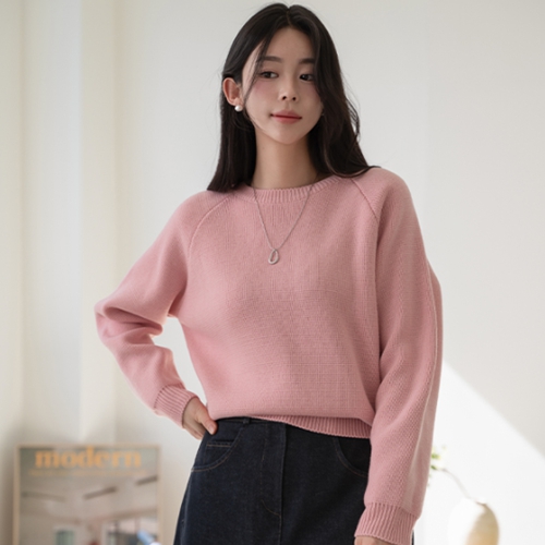 Dear Raglan Round Knitwear