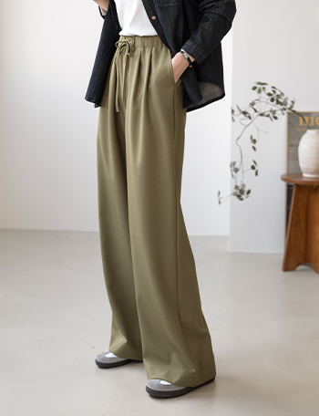 More Pintuck Daily Slacks Korea