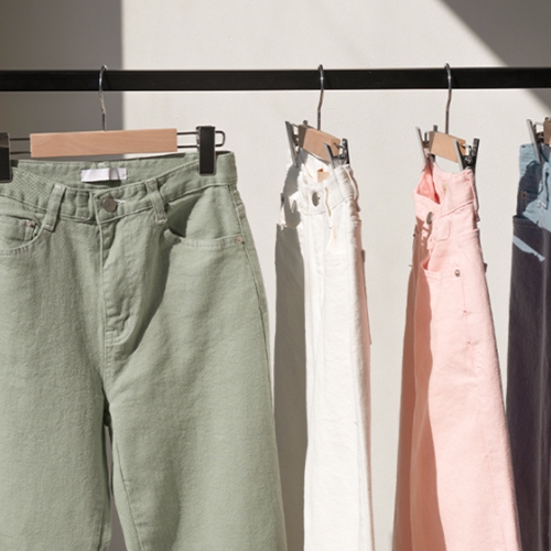 Spring Cotton Straight Pants