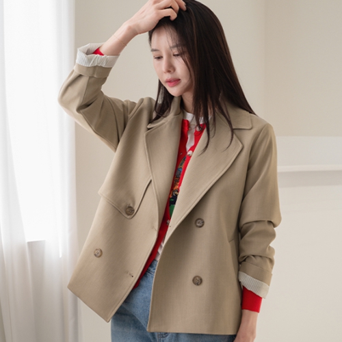 Classic Short Trench Jacket
