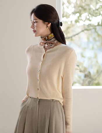 Harmony Open Neck Cardigan Korea