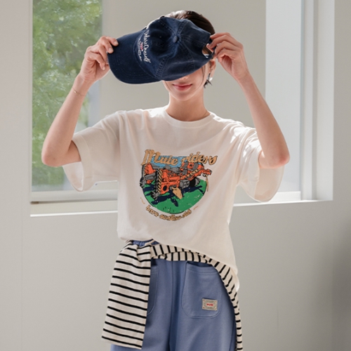 [Special Sale] Rider Printed Short-sleeve T-shirt