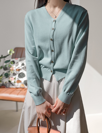 Primium Cotton Knitwear Cardigan Korea