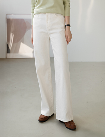 Spring Cotton Straight Pants Korea