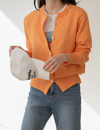 Bright Cotton Cardigan Korea