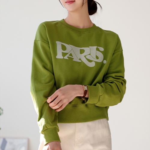 Paris Flocking Sweatshirt