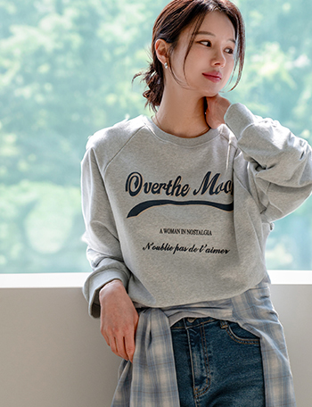 Step 3 Terry Moon Raglan Sweatshirt Korea