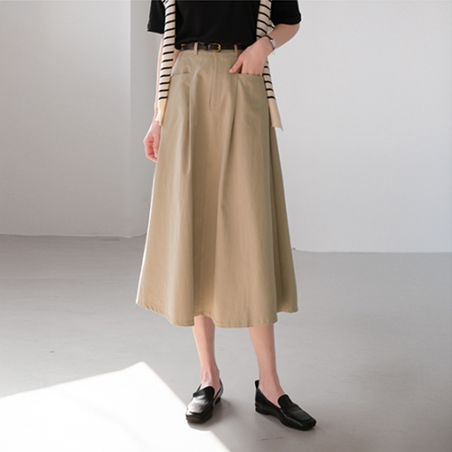 Cotton Belt Back Banding Skirt