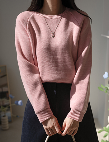 Dear Raglan Round Knitwear Korea